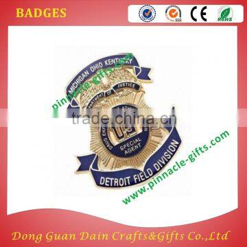Custom Die-casting Metal Safety Lapel Pin Star Pin Badge photo-4