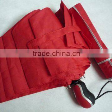 Automatic 3 folding umbrella for people used