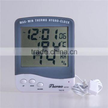 Large LCD display portable temperature and humidity meter TA218A