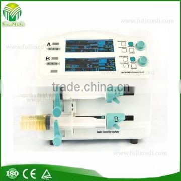 FM-P1800D Hot sale Double Syringe Pump for Hospital & Clinic