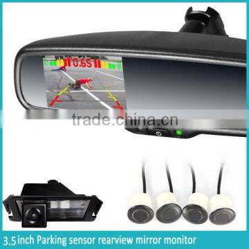 Germid 3.5 Inch Rearview Monitor OEM Parking Sensor With 4 Replaceable Detectors