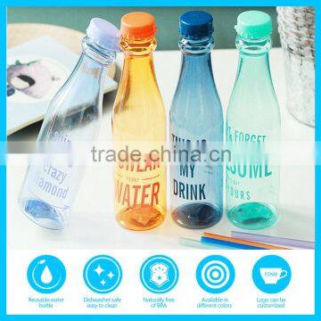 2016 Bpa Free Creative Soda Portable Sport Water Bottle with Staw