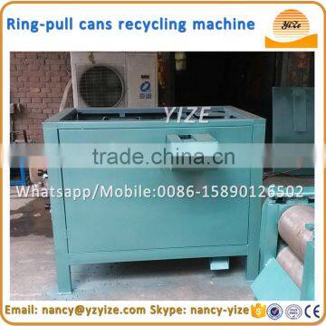 Aluminum recycling machine from cans, cap separator, automatic aluminum can processing machine