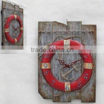 Customized rectangle art wall clock