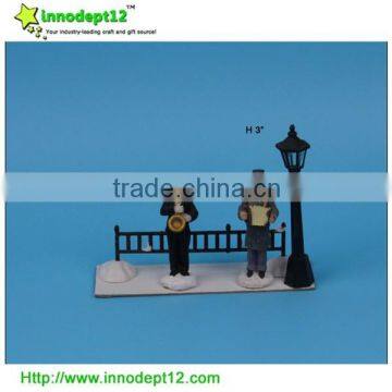 Resin Christmas decoration craft, resin figure and lamp