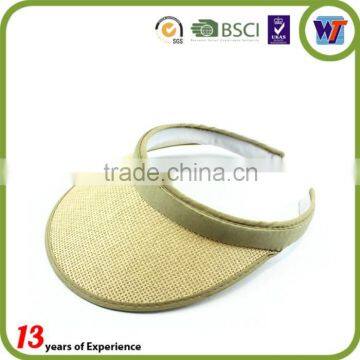 Fashion Wide Brim Sun Visor Caps Cotton Pvc Cheap Kids Sun Visor Hats photo-3