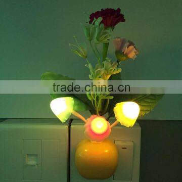 BBY-1506Y1 Night ligh new design LED mushroom colorful night light with sensor