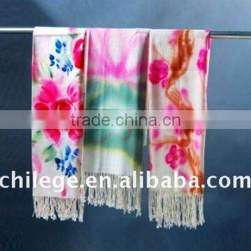 fashion wool scarf/woolen printed scarf