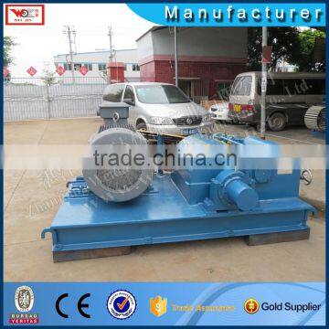 mobile rubber shredder with less manpower for sale/rubber shredder machine