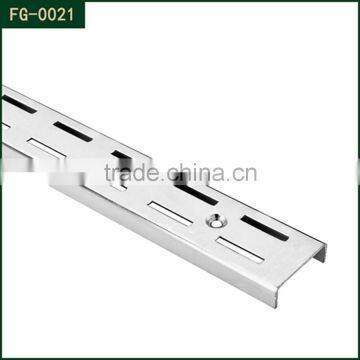 Chrome Plating Twin-Slot System Wall Bracket/Slotted Double Channel Uprights