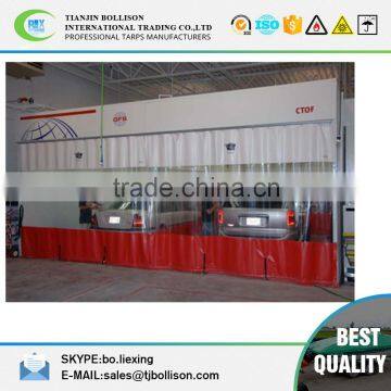 Custom Paint and Spray Booth Curtains, Industrial Wash Bay Curtains For Car/Truck