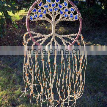 MACRAME CHAKR TREE WALL DECOR MACRAME WALL HANGING