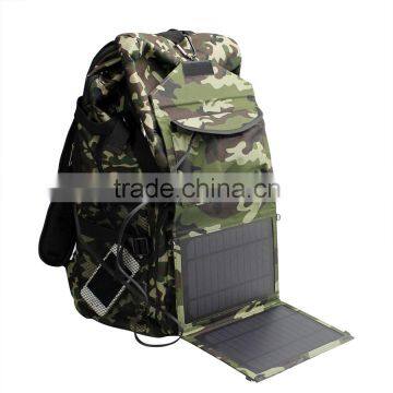 High Quality 7W foldable Solar Panel Charger Battery Pack Backup Charger