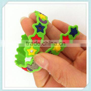 Custom High Quality Kids Rubber Bracelet for Gifts photo-4