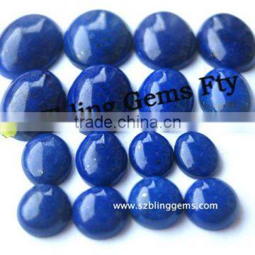 Lowest price natural gemstones Lapis lazuli cabochon for earrings setting