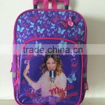 Fashionable Best Brand Trolley Bag on Singing Fairy Girl Image