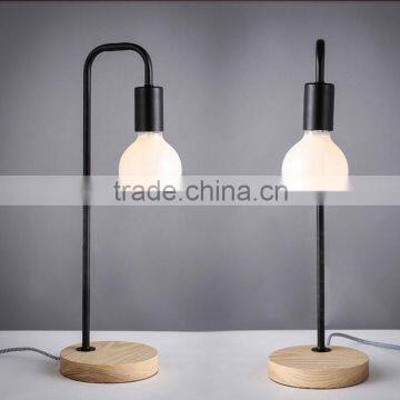 Manufacturer's premium simple metal lamp table wood table lamp crystal table lamp