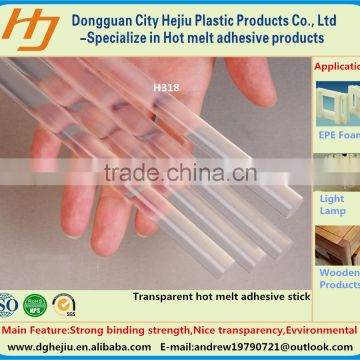 Very good transparent rubber glue stick,hot melt adhesive