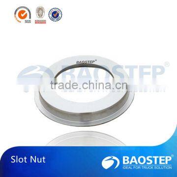 Slot nut and castle nut