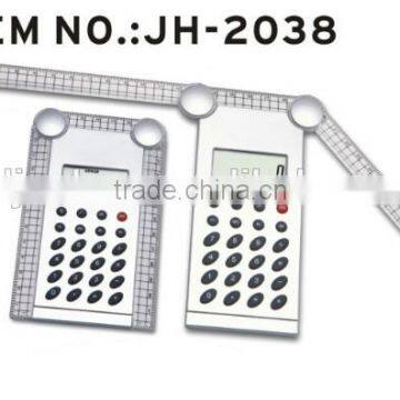 Promotional Multi-functional 8 Digits Ruler Calculator With Magnifier photo-6