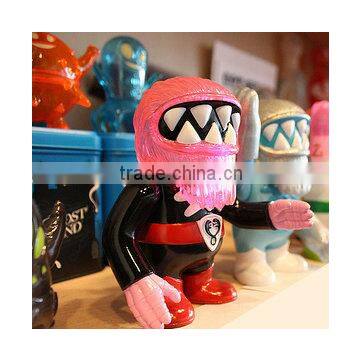 oem plastic customized toy factory pink Zombeard Kaiju by Brian Flynn for kids