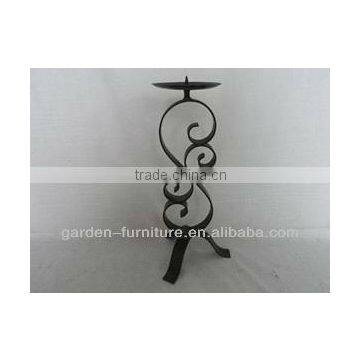 small metal candle holder tea light black wrought iron floor standing candlestick wholesale