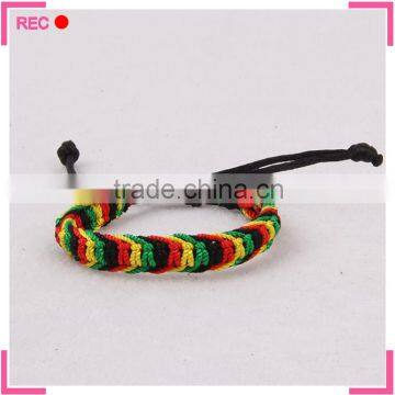 Braided rope bracelet colorful string, custom woven bracelets