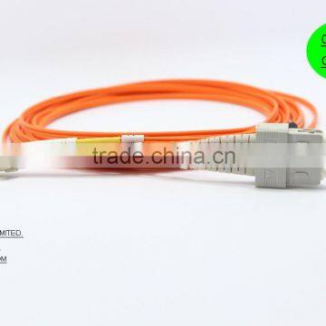 LC-SC DX OM1 62.5/125 fiber optic duplex patch cord