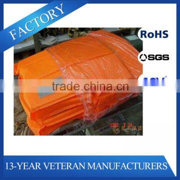 134T high density orange and yellow nylon color with tpu coated fabric