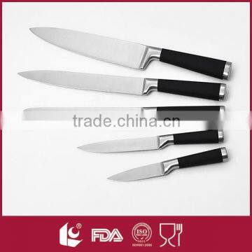 Professional quality 5pcs stainless steel japanese knife with hollow handle