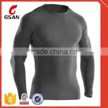 Blank compression shirt mens sport wear compression tops