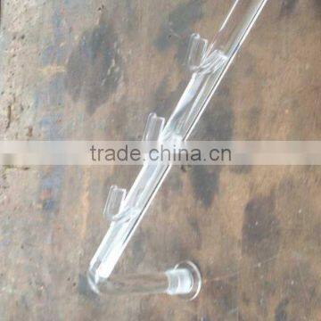 Wall Mounted Eyewear Display Rods;acrylic Sunglasses Display Poles;eyeglasses Display Bars photo-2