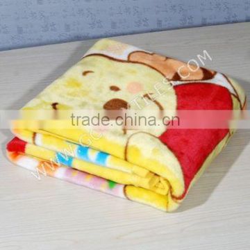 Polyester printed mink blanket,baby blanket