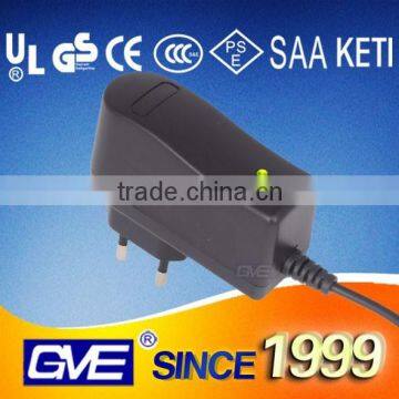 EU Wall Plug 12V 1A Mobile Phone Battery Charger With CE Certificate