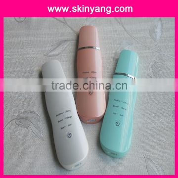 11.11Hot Selling newest portable ultrasonic skin scrubber,ultrasound skin scrubber made in china