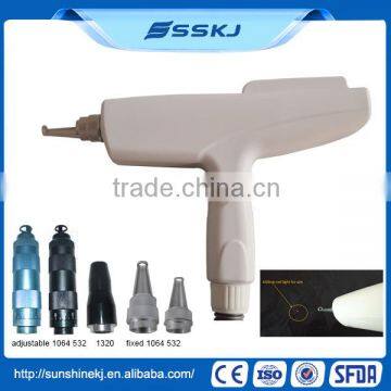 Bikini / Armpit Hair Removal No Pain 2017 New Multi-function 2 In 1 Abdomen Nd Yag Remove Diseased Telangiectasis Diode Laser 808 Hair Removal Tattoo Removal Pigment Therapy photo-3