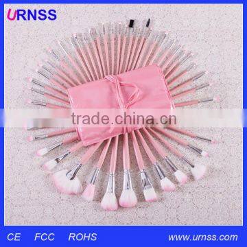 Best custom natural pink bridal wedding makeup brush sets wholesale