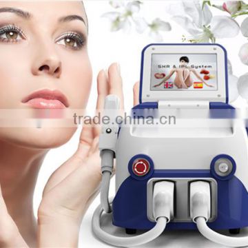 sanhe most popular shr ipl machine for hair removal and skin rejuvenation with 2 treatment heads