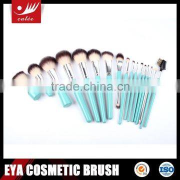 17pcs high quality professional cosmetic brush set with wooden handle