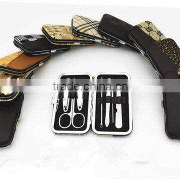 Bonvatt Hot Selling Beauty and Gifts Manicure Set 7pcs Men's Manicure Pedicure Set photo-3