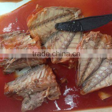 Good Quality Best Price 425g Canned Mackerel Fish in Tomato Sauce Types of Canned Fish photo-2