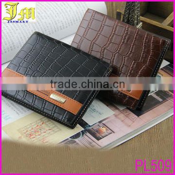 As Picture Design New Mens Crocodile Wallet Cheap Genuine Leather Short Mens Wallet Purse China