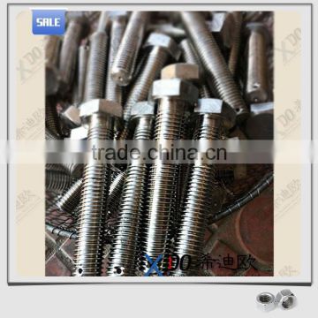 Monel400/EN 2.4360/UNS N04400 hex connect bolt fasteners MonelK500 EN2.4375