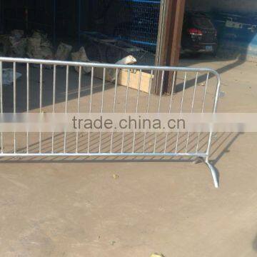 1100*2500 mm fixed U shape feet crowd control barrier