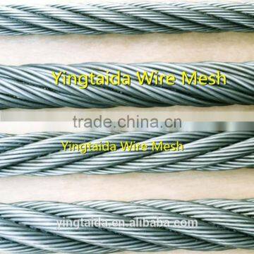 hot sale pvc coated galvanized elevator steel wire rope