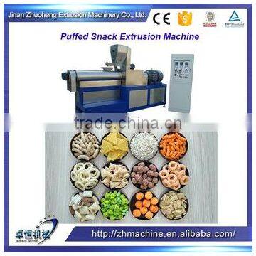 Twin-screw extruder snacks food machine/production line