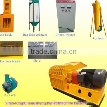 CS 2015 hot sale Multifunctional 0.8-1.2t/h Wood Chip Crusher for sale