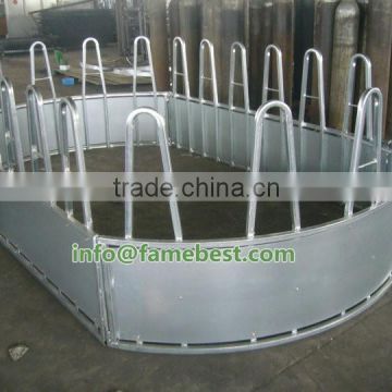 Oval Large Bale Feeder Hay Feeder for cattle and horse Round Feeder in Hot Dipped Galvanized