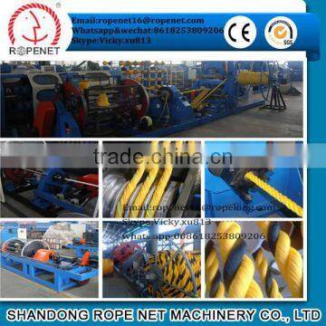 PP HDPE Two in One Rope Making Machine From Shandong Rope Net Machinery Vicky Cell:8618253809206 photo-2