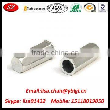 m4 Internal Thread Aluminum Round Nut With Yellow Zinc photo-2